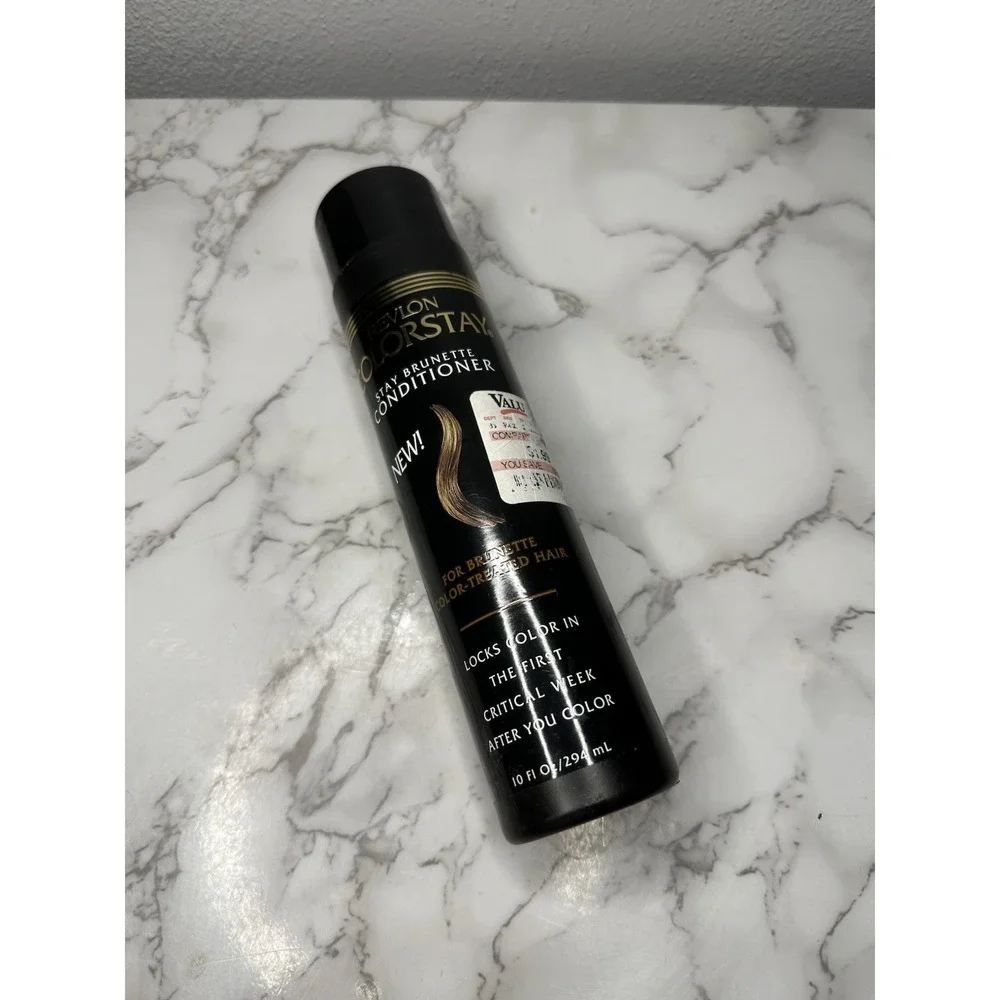 Vtg 90's Revlon Colorstay Stay Brunette Conditioner‎ Color Treated Hair 10oz